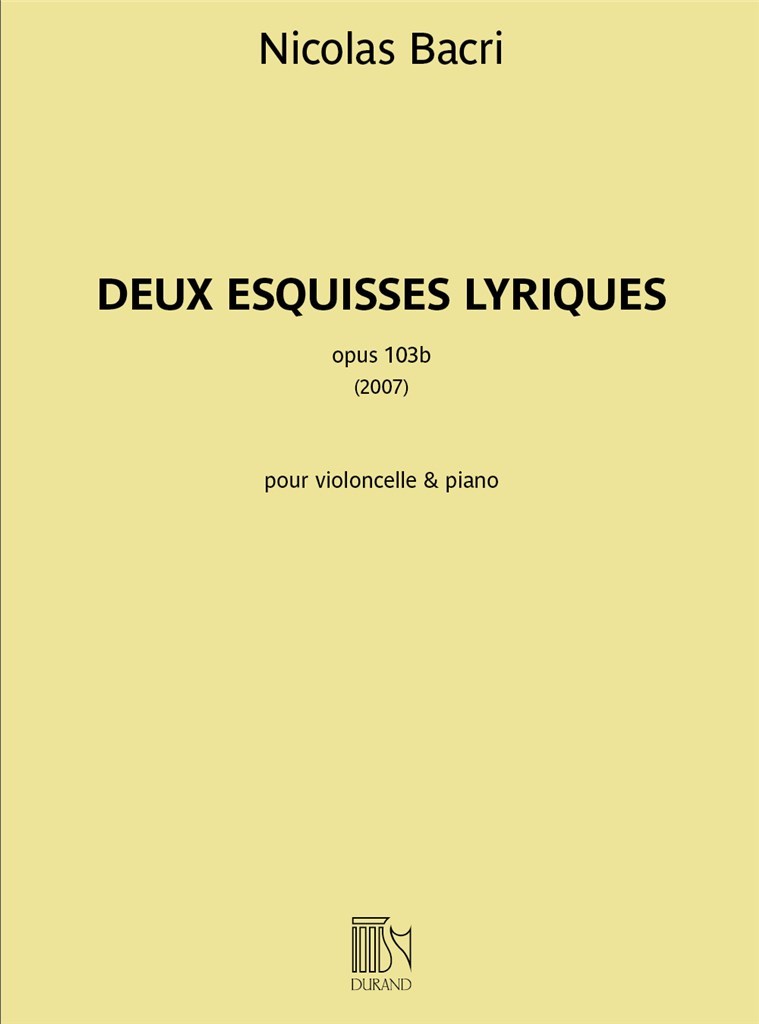 Deux Esquisses Lyriques opus 103